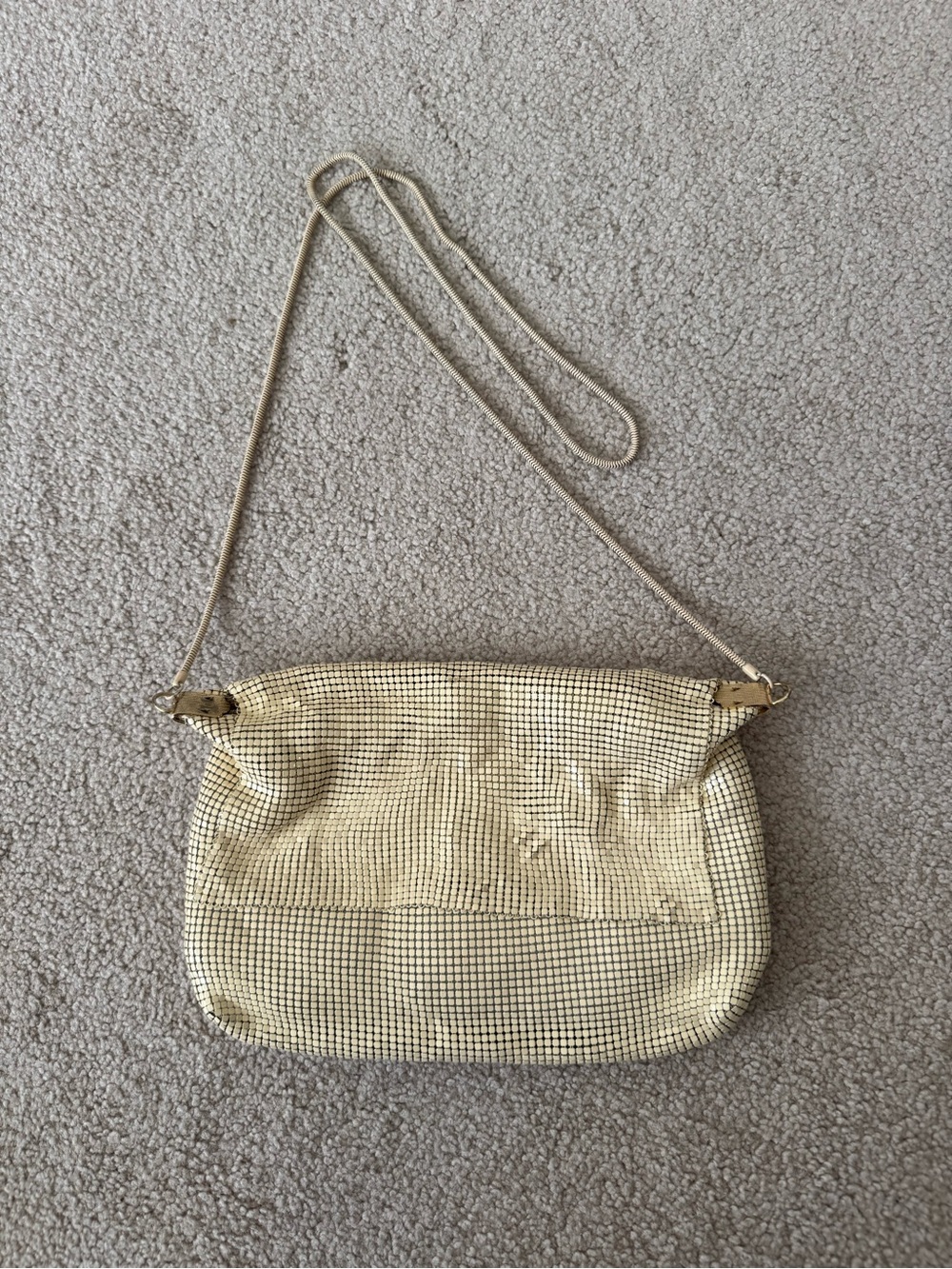 Vintage mesh chain shoulder bag